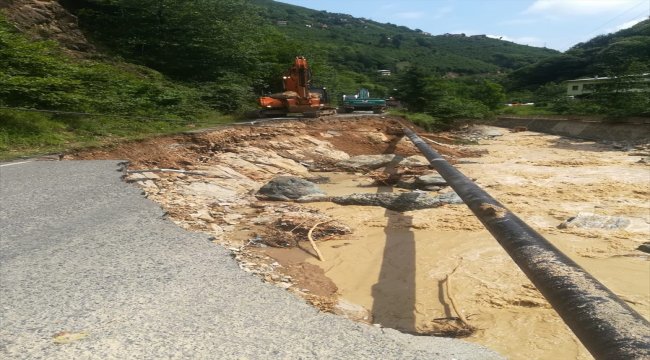 Trabzon'daki sağanak