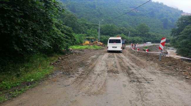 Trabzon'daki sağanak