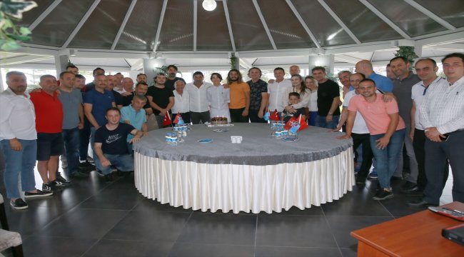 Trabzonspor'da Ünal Karaman'ın doğum günü kutlandı