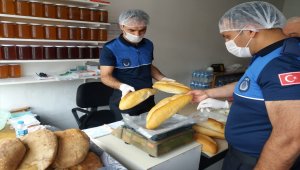 Zabıta ekipleri ekmek gramaj denetimi yaptı