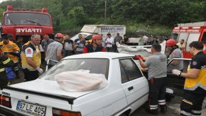 Zonguldak'ta trafik kazası: 3 yaralı