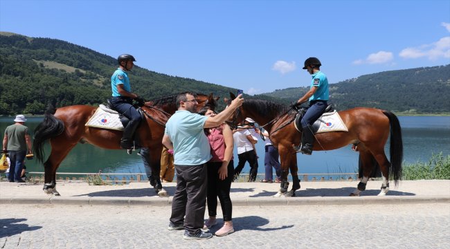 Abant atlı ve motorlu timlere emanet