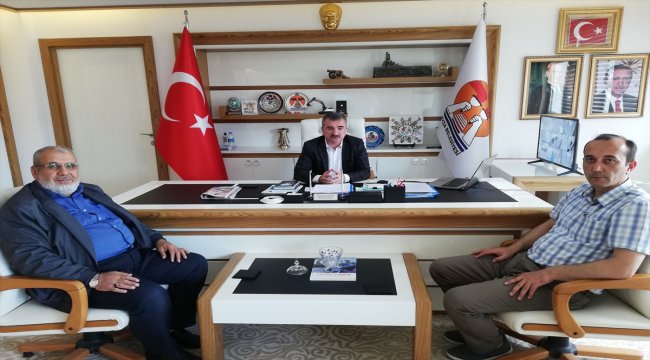 Başkan Özdemir'e Havza Müftülüğünden ziyaret