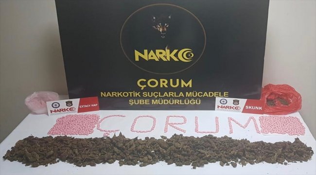 Çorum'da uyuşturucu operasyonu