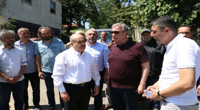 Düzce'de köylere ulaşım sağlandı