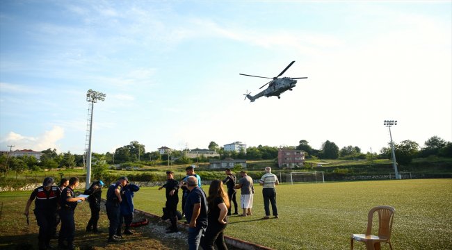 Düzce'deki su baskını ve toprak kayması