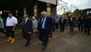Düzce'deki su baskını ve toprak kayması
