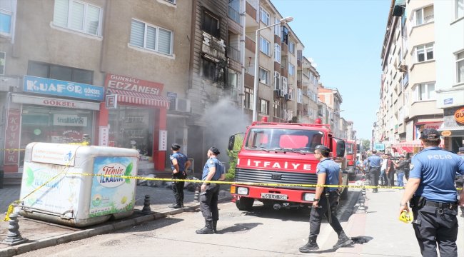 GÜNCELLEME - Samsun'da çarşı merkezinde yangın