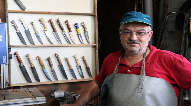 Kamyon makaslarını özel tasarım bıçaklara dönüştürüyor