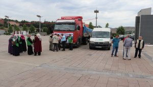Karabük'ten Suriye'ye 27 ton un