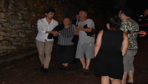 Ordu'da çatıya yıldırım isabet etmesi