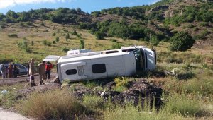 Ordu'da minibüs devrildi: 1 ölü, 15 yaralı