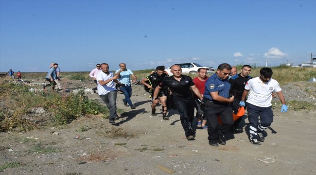 Samsun'da denize giren kişi boğuldu