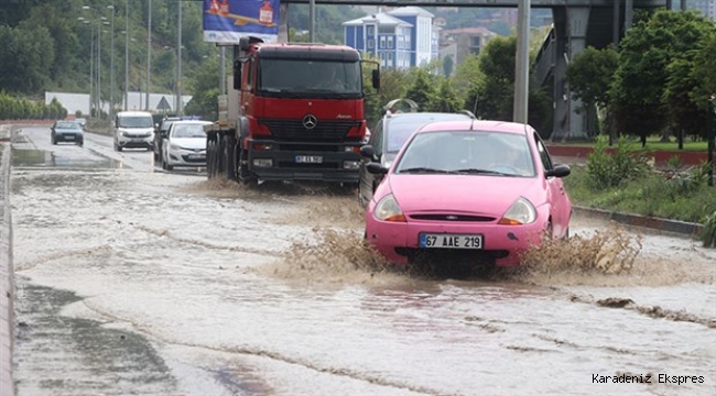 Zonguldak'ta sağanak