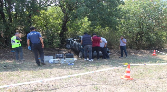 Amasya'da bir kişi otomobilde silahla vurulmuş olarak bulundu