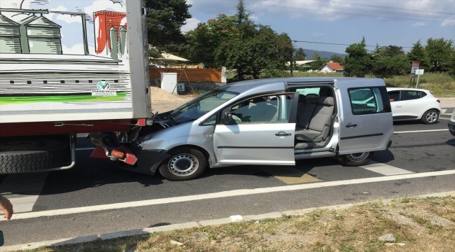 Bolu'da trafik kazası: 1 yaralı