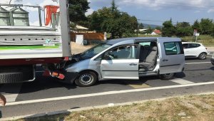 Bolu'da trafik kazası: 1 yaralı