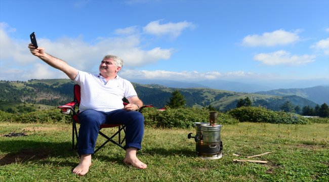 Giresun'da tatilcilerin tercihi yaylalar oldu