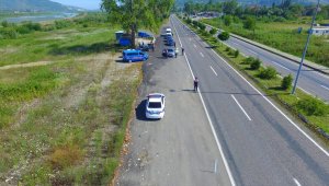 Jandarmadan drone ile denetim