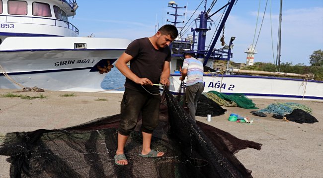Karadenizli balıkçılar son hazırlıklarını yapıyor