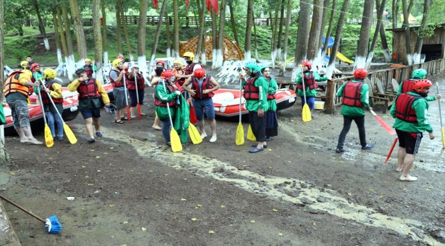 Melen Çayı'nda rafting turları başladı