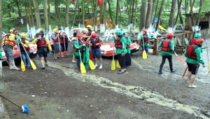 Melen Çayı'nda rafting turları başladı