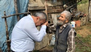 Milletvekili Ünal'dan 105 yaşındaki Karaçam'a ziyaret