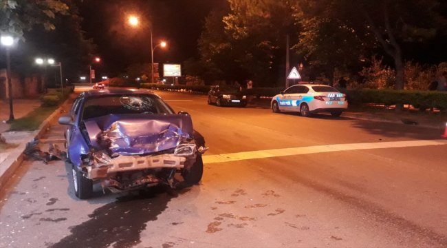 Ordu'da iki otomobil çarpıştı: 2 yaralı