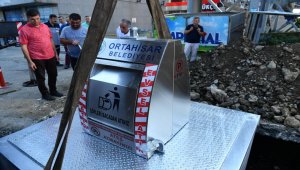 Ortahisar'da çöp konteynerleri yer altına alınıyor