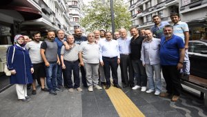 Samsun'da İstiklal Caddesi'nin trafiğe açılması çalışmaları