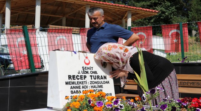 Şehit ailesinin hüzünlü bayramı