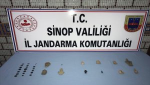 Sinop'ta jandarmadan tarihi eser operasyonu