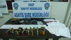 Sinop'ta tefeci operasyonu: 5 gözaltı