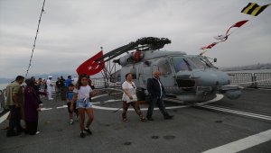 TCG Barbaros Gemisi ziyarete açıldı