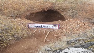 Tokat'ta kaçak kazı yapan kişi suçüstü yakalandı
