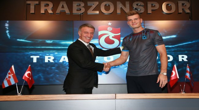 Trabzonspor, Alexander Sörloth ile sözleşme imzaladı