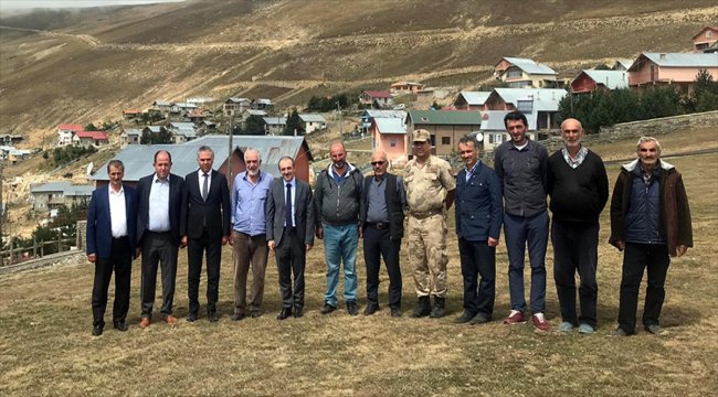 Vali Epcim'den yayla yolunda inceleme