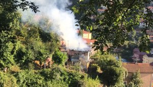 Zonguldak'ta ev yangını
