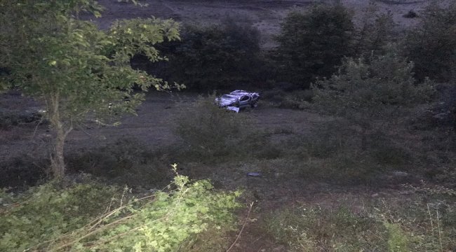 Zonguldak'ta otomobil uçuruma yuvarlandı: 2 ölü, 1 yaralı