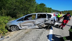 Bolu'da trafik kazası: 6 yaralı