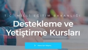 Destekleme ve Yetiştirme Kursları takvimi açıklandı