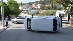 Havza'da trafik kazası: 1 yaralı