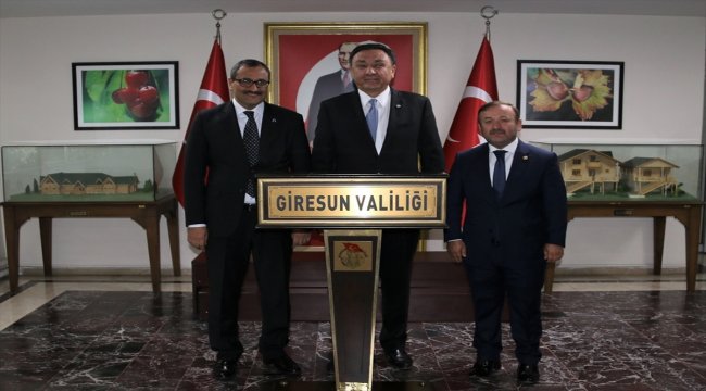 Kırgızistan Ankara Büyükelçisi Ömüraliyev Giresun'da