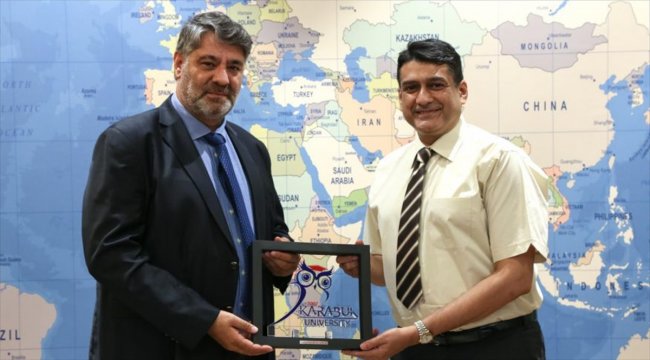 Rektör Polat'a ziyaret