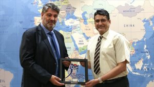 Rektör Polat'a ziyaret