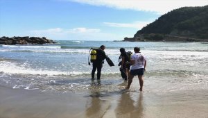 Sinop'ta denizde kaybolan kişiyi arama çalışmasına devam edildi