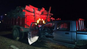 Sinop’ta traktör ile kamyonet çarpıştı: 1 ölü, 3 yaralı