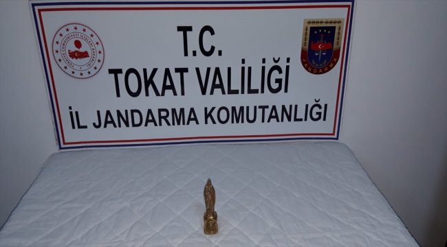 Tokat'ta bin 400 yıllık olduğu sanılan heykel bulundu