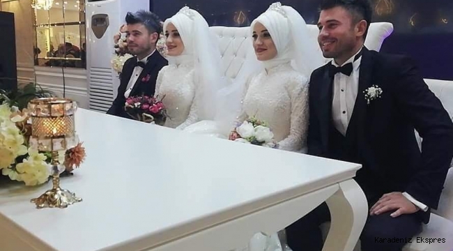 Gelinler de ikiz, damatlarda