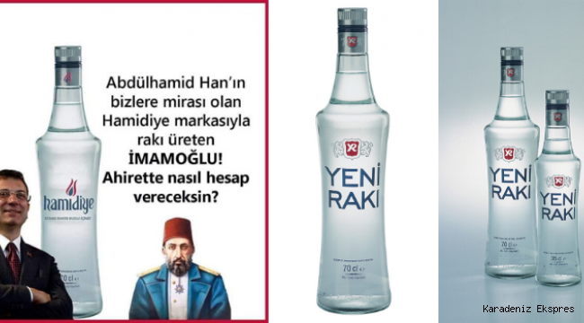 İstanbul Büyükşehir Belediyesi’nin Hamidiye markasıyla rakı ürettiği iddiası